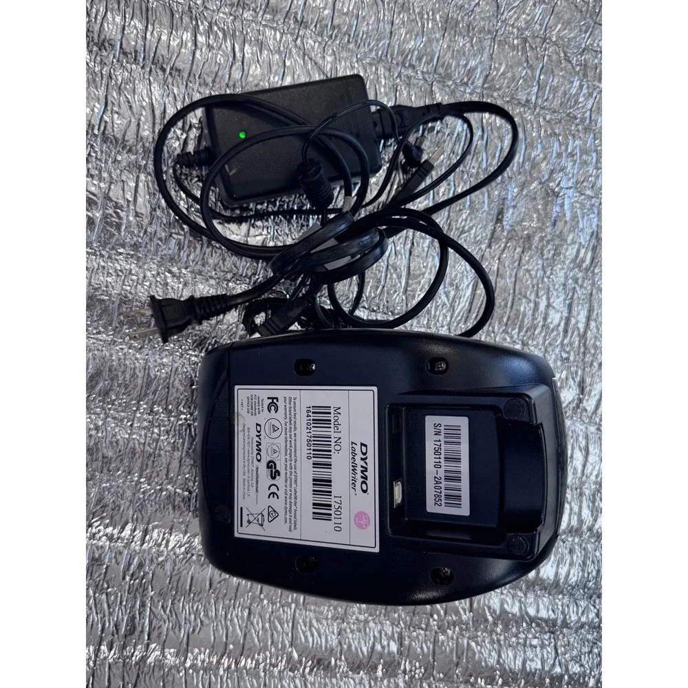 DYMO LabelWriter 450 Thermal Label Printer Model 1750110 Black Silver